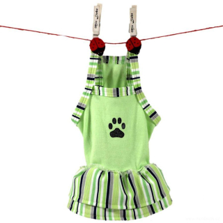 Psí šatičky zelené 24-30cm