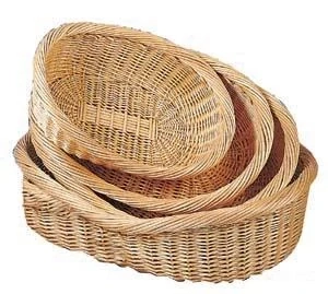 Proutěný pelech pro psy s polštářem 60cm