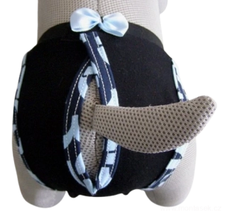 Hárací kalhotky pro psy různé vzory