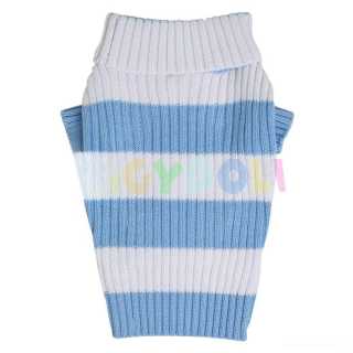 Doggydolly svetr pro psa, proužek modrý