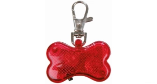 Přívěsek pro psy kost svítící 