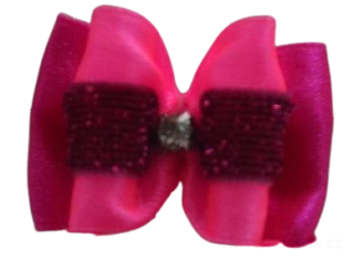 Růžová mašlička pro psy 