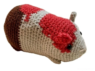 Háčkované morče Monťásek vel. S