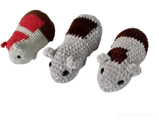 Háčkované morče Monťásek