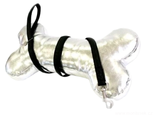 Černé vodítko zdobené Vanity 15mm