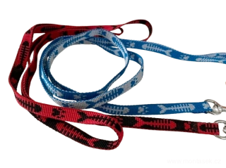 Vodítka pro psy kolekce Fish bones 10mm