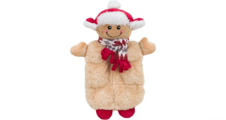 Vánoční plyšová hračka pro psa, Xmas GINGERBREAD, vánoční perníček,