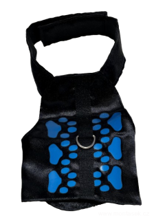 Postroj pro malého psa s tlapkami