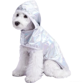 Pláštěnka, vesta pro psa stříbrná