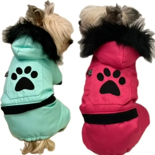 Barevná zimní kombineza pro psa