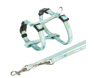 Mátový postroj s vodítkem pro štěně 10mm