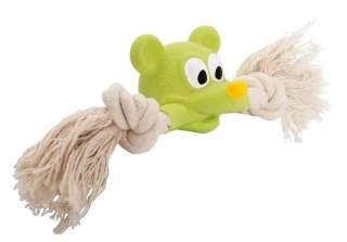 Latexová hračka pro psa na laně 18cm