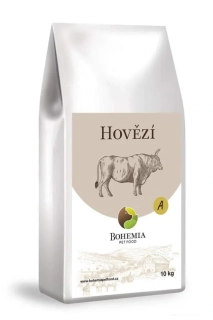 BOHEMIA Hovězí A 10kg štěně malá a střední plemena