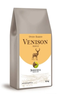 BOHEMIA BAKED Adult Venison 10kg, pečené granule zvěřina, dospělý pes