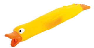 Hračka pro psa Kachna "kamikaze" s křupavým zvukem, 19 cm
