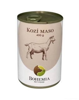 BOHEMIA Kozí maso ve vlastní šťávě 400g 