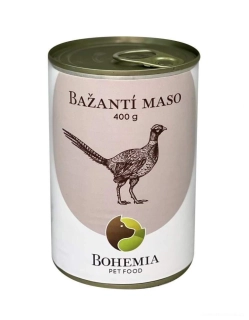 BOHEMIA Bažantí maso ve vlastní šťávě 400g 