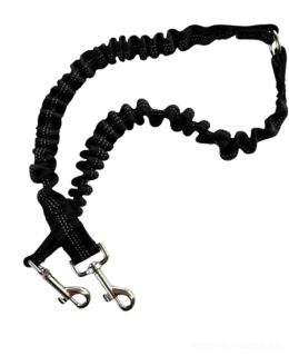 Pružná rozdvojka pro psy, tlumič tahu