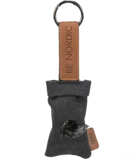 BE NORDIC zásobník na sáčky na exkrementy, černý