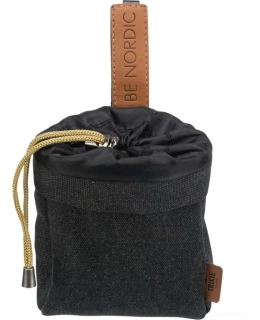 BE NORDIC pamlskovník, zásobník na sáčky na trus, ø 10 × 14 cm, černý