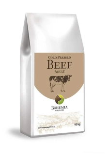 BOHEMIA COLD Adult Beef 10kg hovězí granule pro dospělé psy, lisované za studena
