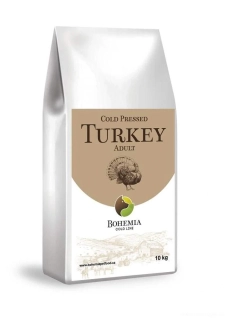 BOHEMIA COLD Adult Turkey 2kg krůta pro dospělé psy, lisované za studena