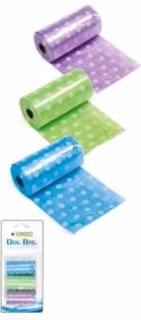 Sáčky na psí trus barevné 3 x 20ks