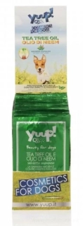 Vlhčený TEA TREE A NEEM OIL ubrousek  pro psa Yuup! 1ks