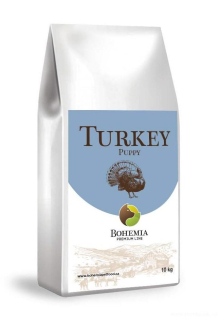 BOHEMIA PREMIUM Puppy Turkey 10kg, Krůtí granule pro štěně