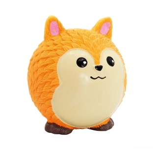 Hračky pro psy, latexový míček liška 8cm