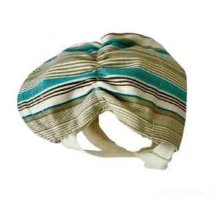 Kšiltovka pro psa proužek