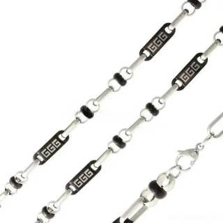 Masivní řetízek chirurgická ocel barevný 11