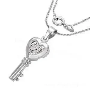 Náhrdelník přívěsek klíč 177