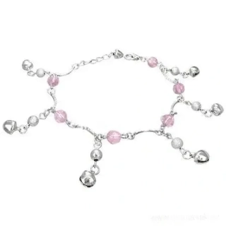 Módní náramek s korálky a přívěsky 80