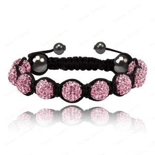 Náramek Shamballa purple 80