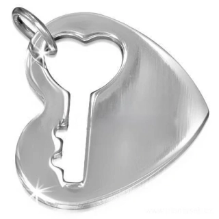 Přívěsek ocel srdce 29