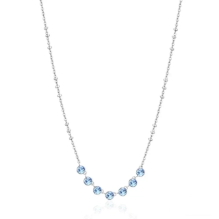 Náhrdelník Brosway s modrými krystaly