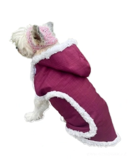 Zimní vesta pro fenky s kožíškem softshel více barev