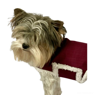 Zimní vesta pro psy s kožíškem