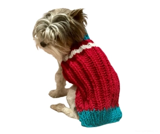 Zimní svetr pro malé fenky Monťásek