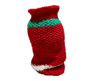 Pletená šála pro psa, nákrčník ručně pletený