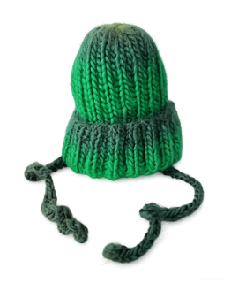 Zimní čepice pro psy zelená