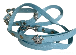 Souprava vodítka a obojku modrá 12mm DOPRODEJ