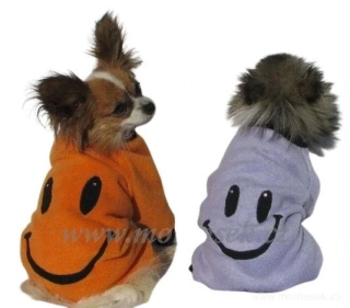 Oblečky pro psy, kombineza pro psa smajlík 