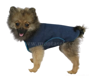 Vesta pro psa jeans 25cm