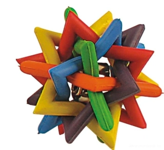 Hračka pro psy splétaná hvězda 5cm