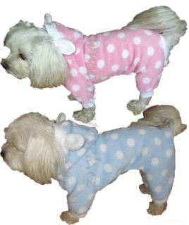 Kombineza, pyžamo pro psa modré 18-23cm