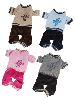 Teplákovka pro psa 31-33cm červená