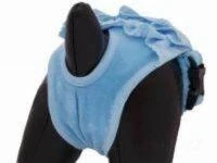 Kalhotky pro hárající fenky modré 30-38cm