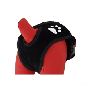 Kalhotky pro háravé fenky černé 40-47cm